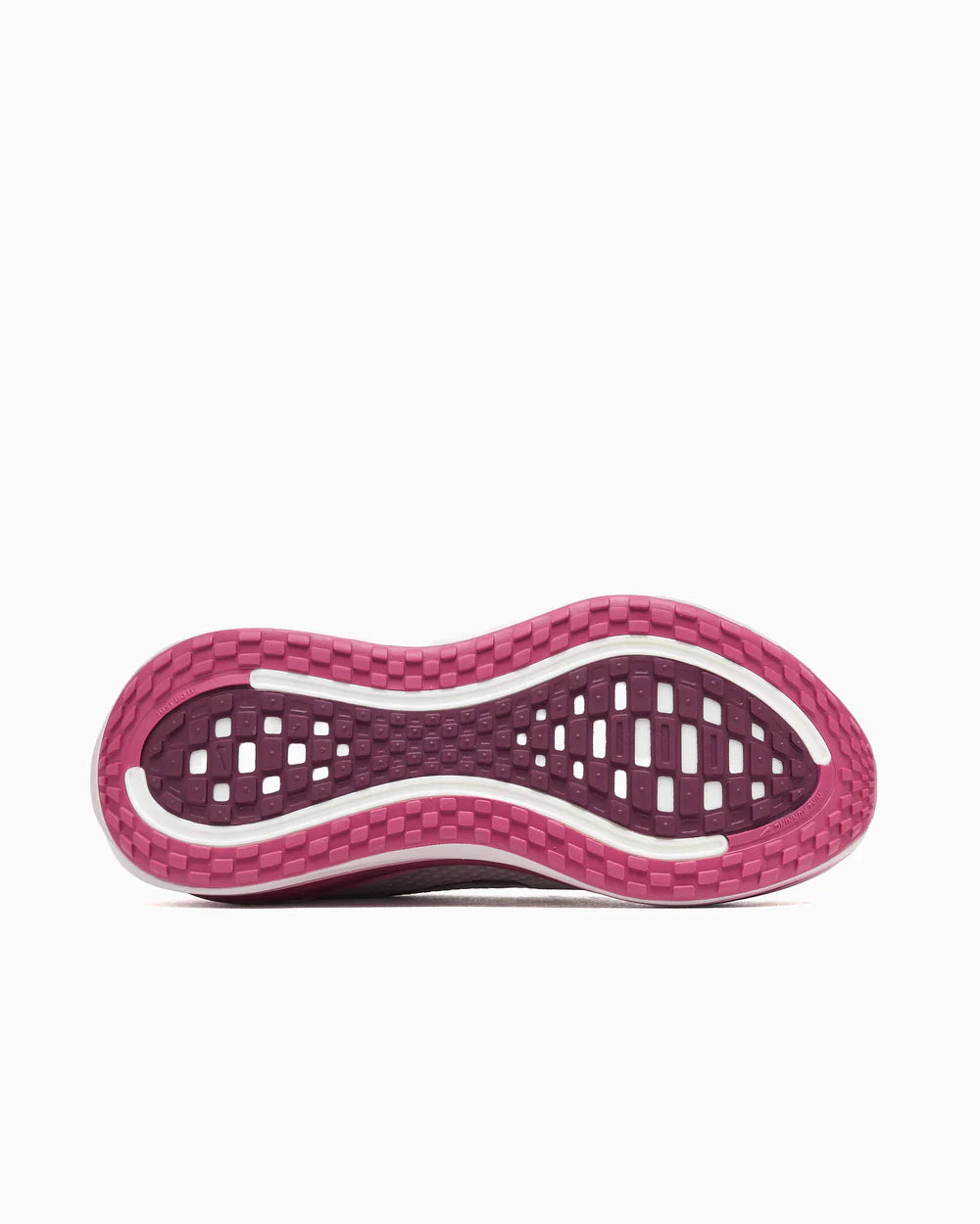 Running Vomero Plus trainers in off white and purple
