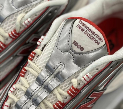 NB 1000 Metallic Silver Red