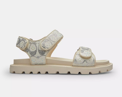 Brynn Sandal In Crystal Signature