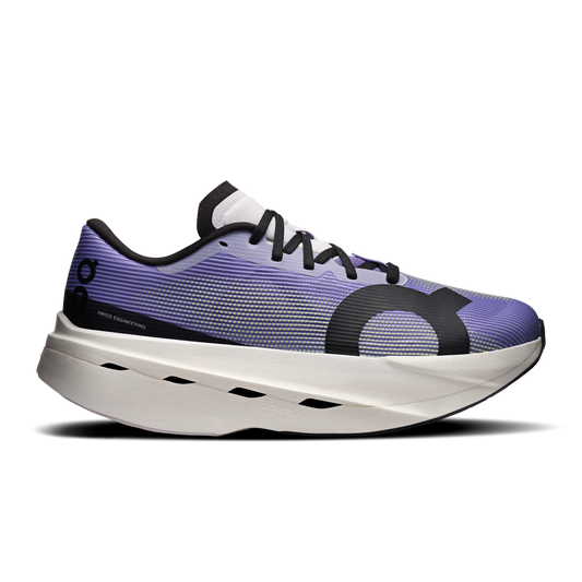 Cloudboom Volt shoes in violet and black