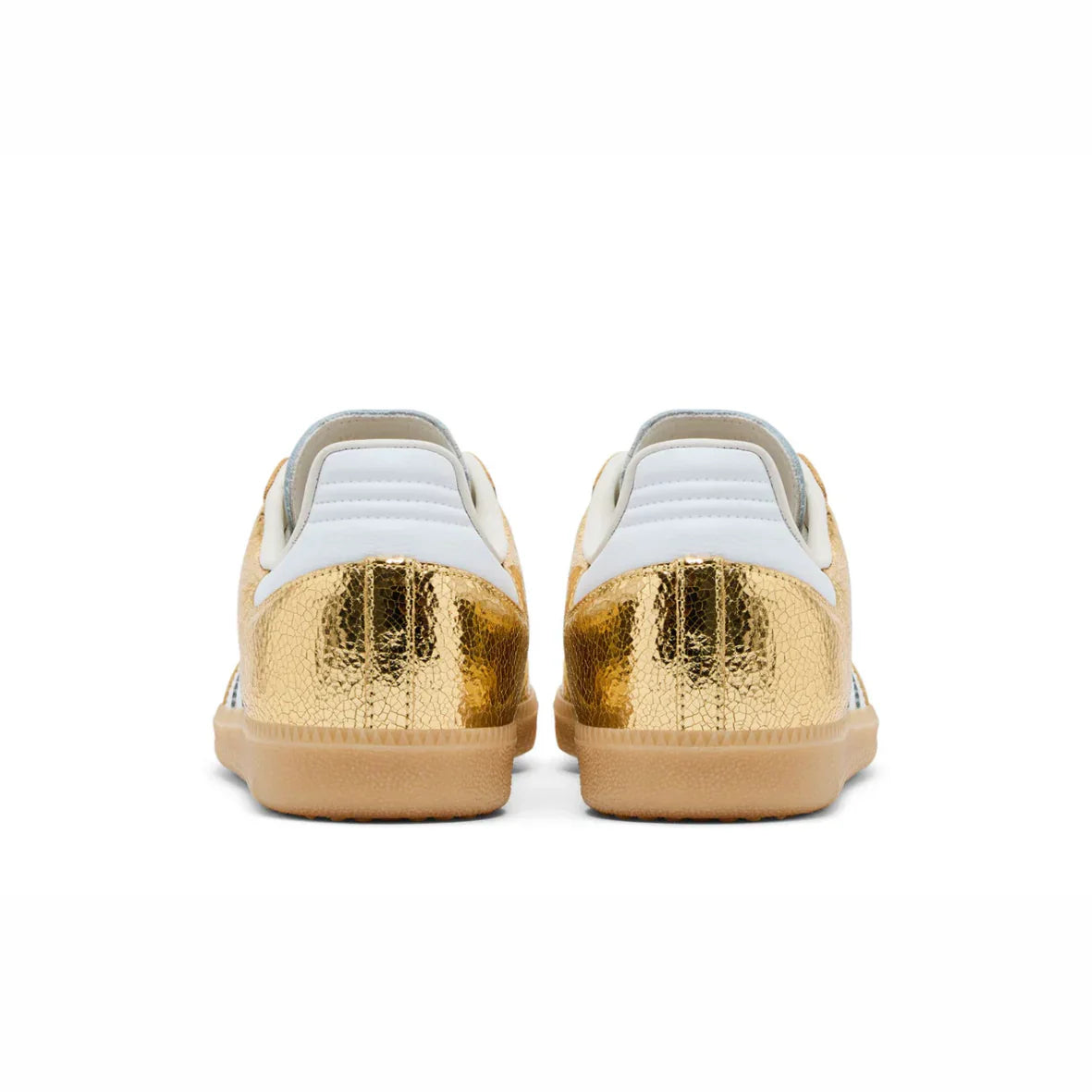 Samba OG Gold Metallic Cracked Leather