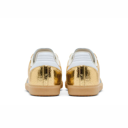 Samba OG Gold Metallic Cracked Leather