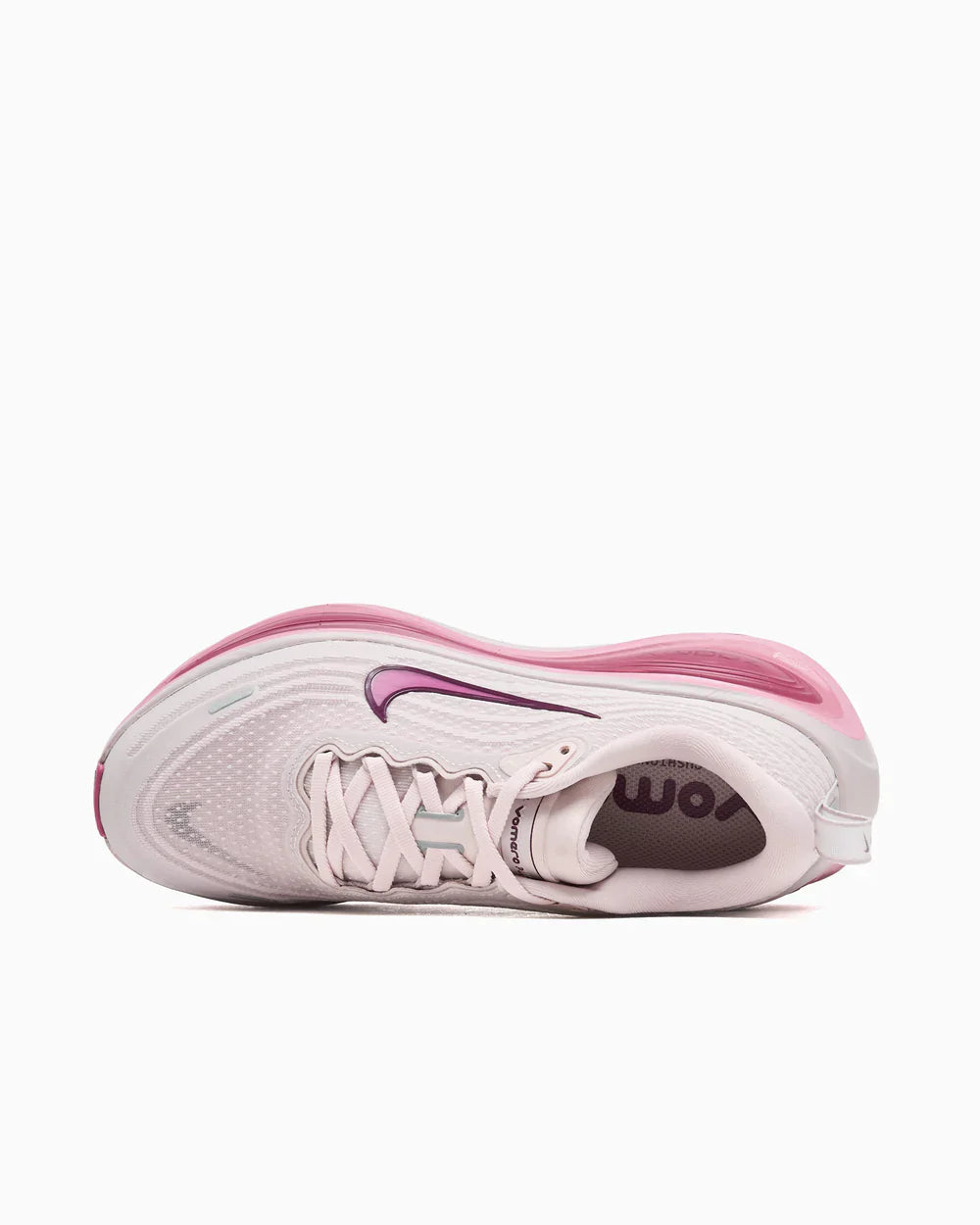 Running Vomero Plus trainers in off white and purple